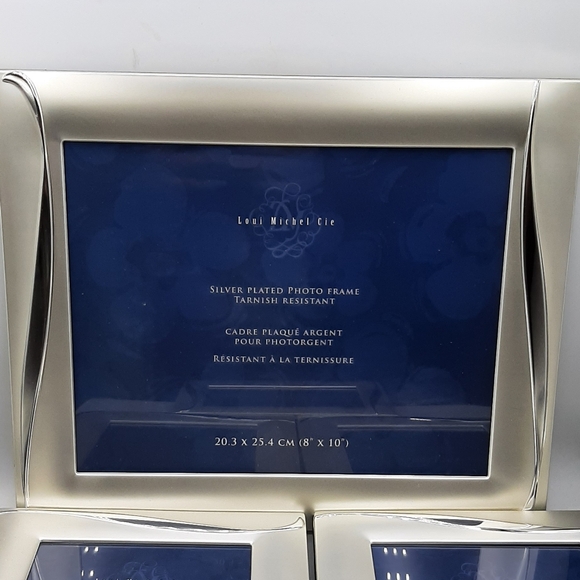 Vintage Loui Michel Cie Silver Plated Frame Ensemble Set of 4 Hang or Table Top - Picture 4 of 6